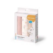 Mušelínové - super mäkké plienky, 3 ks 70x70 cm Púdrová Flowers