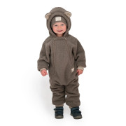 Rastúca zimná kombinéza Teddy fleece double Brown Esito
