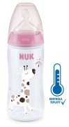 Dojčenská fľaša NUK FC+Temperature Control 300 ml BOX-Flow Control cumlík