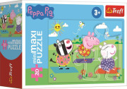 Minipuzzle Prasiatko Peppa / Peppa Pig 4 druhy, 20 dielikov