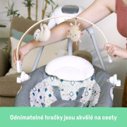 Hojdačka pohupujúca hudobný Parker™ 0 m+, do 9 kg Ingenuity