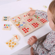 Obrázkové počítacie puzzle Bigjigs Toys