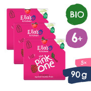 Ella's Kitchen BIO PINK ONE ovocné smoothie s rebarborou (5x90 g)
