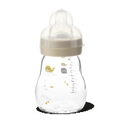Detská antikoliková fľaša Feel Good Sklenená 170 ml Mam Béžová