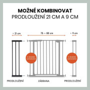 Zábrana Open N Stop 2 rozšírenie o 21 cm Hauck