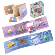 Súprava 3 Kuki leporel Autá KukiKuk