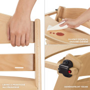 Stolička jedálenská Enock Kinderkraft