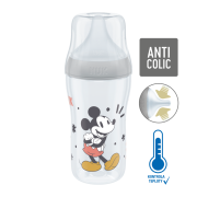 Perfect Match fľaša Mickey s kontrolou teploty 260 ml Nuk