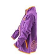 Dievčenská mikina zapínacia fleezová fialová Pidilidi