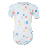 Body tenké tričko Tlač KR Outlast® UV 50+ bledomodrá kocky