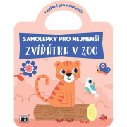 Samolepková knižka pre najmenších Zvieratká v zoo