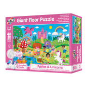 Veľké podlahové puzzle - Víly a jednorožce