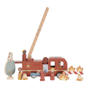 Hasičský nákladiak drevený Little Dutch