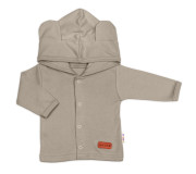 Bavlnená súprava pre bábätko do pôrodnice Made with love, tm. béžová Baby Nellys