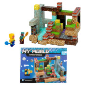 Veľká magnetická stavebnica Minecraft Iron Diamond Gold TNT 220 ks