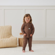 Overal na spanie organická bavlna Layers Cocoa Ergopouch Veľ. 3-6 m