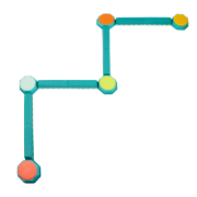 Prekážková dráha so stupienkami Balance & Build B-Toys