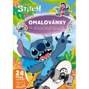 Maľovanky A4 so samolepkami Lilo & Stitch