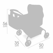 Môj prvý kočík pre bábiky s taškou Verona - 56 cm DeCuevas