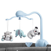 Postieľka cestovná Joy s doplnkami Blue Kinderkraft 2019