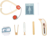 Doktorský set so zeleno-bielou lekárskou taškou small foot