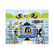 Kocky kubus Krtko a dopravné prostriedky drevo 20 ks