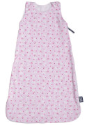 Letný spací vak, zajac ružový zips na boku