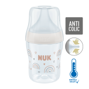 Perfect Match fľaša s kontrolou teploty 150 ml Nuk Biela