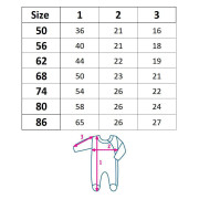 Dojčenský overal Classic II cars New Baby