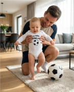 Detské body s potlačou New Baby Malé nohy, veľké sny!