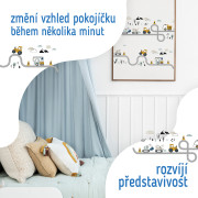 Nástenné samolepky do detskej izby, Tractors on street Sipo