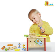 Drevená skrutkovacia súprava s náradím Viga