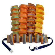 Penový plavecký pás 1 300 mm oranžový celopruh Matuška Dena