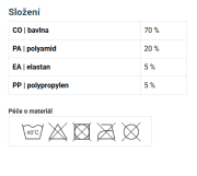 Ponožky detské froté športové Hawkik pre dievčatá 3 páry