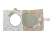 Textilná knižka s aktivitami Newborn Naturals Little Dutch