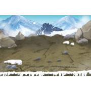 Metalická samolepková knižka Dinosaury