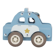 Policajné auto drevené Little Dutch