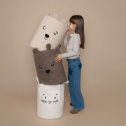 Kôš na hračky Premium Bouclé so šnúrkou 43 l Sipo