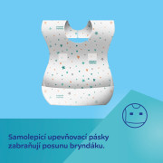 Podbradník vodeodolný jednorazový s vreckom 10 ks Canpol babies