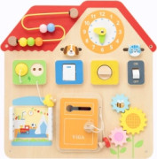 Drevená nástenná hra - domček