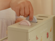 Pokladňa so skenerom a čítačkou kariet drevená Little Dutch