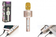 Mikrofón karaoke Bluetooth na batérie s USB káblom