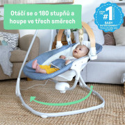 Hojdačka pohupujúca hudobný Chambray 0 m+, do 9 kg Ingenuity