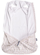 Letný 3D spací vak bambus béžový zajac