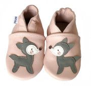 Kožené capáčky Barefoot Veľ. XXL (2-3 roky) Hopi Hop