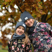 Zimná čiapka Teddy fleece double Denim blue Esito