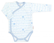 Zavinovacie body, polodupačky + rukavičky zadarmo, 3D, Baby Star - blue Baby Nellys