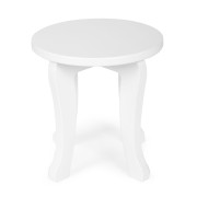 Detská toaletka so zrkadlom, stoličkou a doplnkami biela