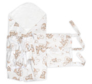 Náhradný povlak bavlna na retro zavinovačku MAXI 85x85 cm Malý Macko Baby Nellys