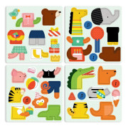 Magnetická knižka Zvieracia oslava Petit Collage